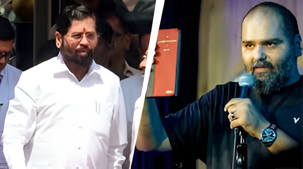 हास्य कलाकार कुणाल कामरा पर महाराष्ट्र में उपमुख्यमंत्री एकनाथ शिंदे पर टिप्पणी को लेकर कई FIR दर्ज, जिससे बड़ा राजनीतिक विवाद खड़ा हो गया।